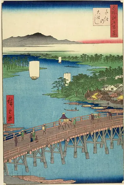 Bridge of Senju Hiroshige